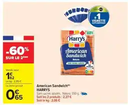 Carrefour Market American Sandwich offre