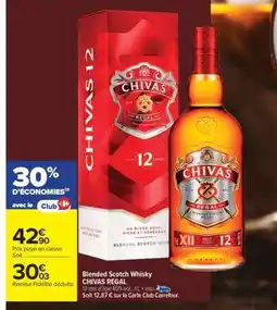 Carrefour Market Blended Scotch Whisky Chivas Regal offre