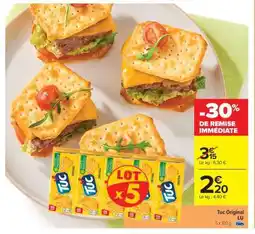 Carrefour Market TUC ORIGINAL LU offre