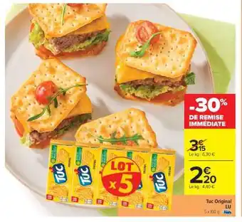 Carrefour Market TUC ORIGINAL LU offre
