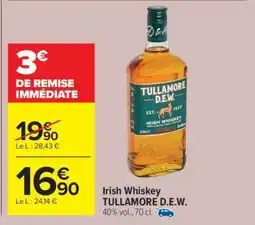 Carrefour Market Irish Whiskey TULLAMORE D.E.W offre