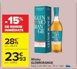 Carrefour Market Whisky Glenmorangie offre