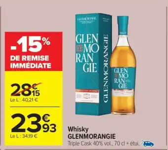 Carrefour Market Whisky Glenmorangie offre