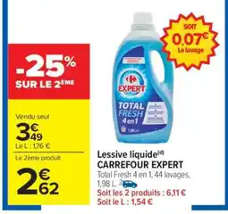 Carrefour Market Lessive liquide CARREFOUR EXPERT offre