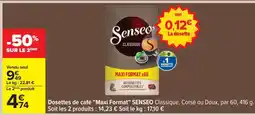Carrefour Dosettes de café Maxi Format SENSEO offre