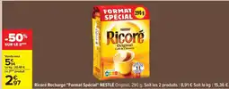 Carrefour Ricoré Recharge Format spécial NESTLÉ Original offre