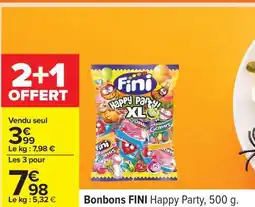 Carrefour Bonbons FINI Happy Party, 500 g offre