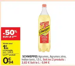 Carrefour Schweppes Agrumes offre