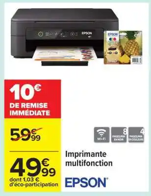 Carrefour Imprimante multifonction Epson offre