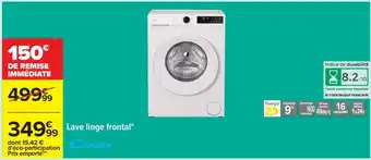 Carrefour LAVE LINGE FRONTAL offre