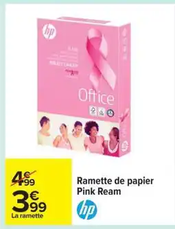 Carrefour Ramette de papier Pink Ream offre