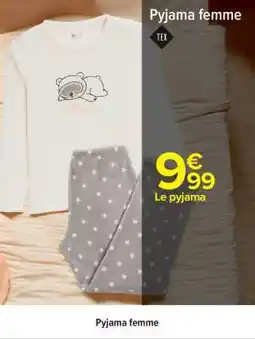 Carrefour Pyjama femme offre