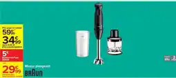 Carrefour MIXEUR PLONGEANT BRAUN offre