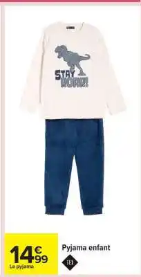 Carrefour Pyjama enfant offre