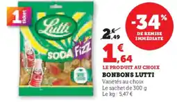 Hyper U LUTTI Bonbons offre