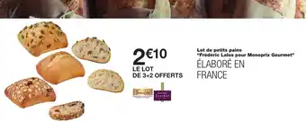 Monoprix petits pains offre