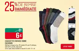 Match Chevignon Chaussettes Fantaisie Homme offre