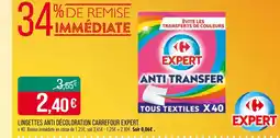 Match Carrefour Expert Lingettes Anti Décoloration offre