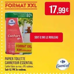 Match Carrefour Essential Papier toilette Confort offre