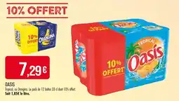 Match Orangina Oasis offre