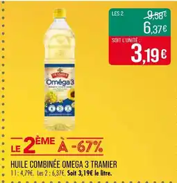 Match Tramier Huile combinée Omega 3 offre