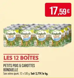 Match Bonduelle Petits Pois & Carottes offre