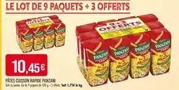 Match Panzani Pâtes cuisson rapide offre