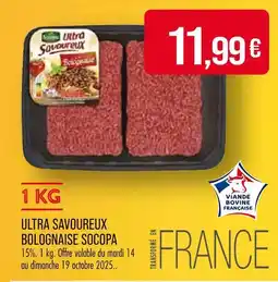Match Socopa Ultra Savoureux Bolognaise offre