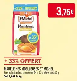 Match St Michel Madeleines Moelleuses offre