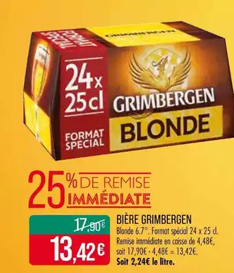 Match Grimbergen Blonde offre