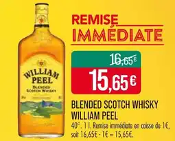 Match William Peel Blended Scotch Whisky offre