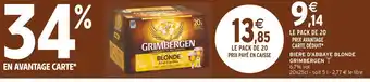 Intermarché GRIMBERGEN Bière d'abbaye blonde offre
