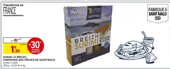 Intermarché COMPAGNIE DES PÊCHES DE SAINT-MALO Surimi Le Breizh offre