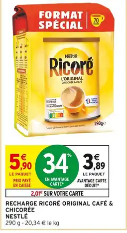 Intermarché Nestlé Ricoré L'Original Chicorée & Café offre