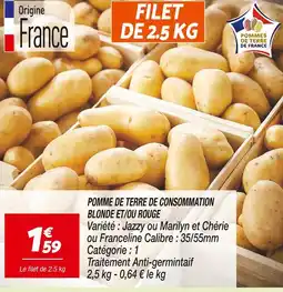 Netto Pommes de terre de consommation blonde et/ou rouge offre