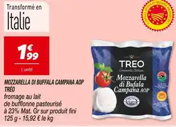 Netto Tréo Mozzarella di Bufala Campana AOP offre