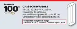 Brico Dépôt Cooke & lewis - caisson d'angle offre