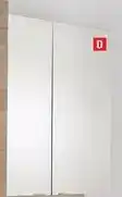 Brico Dépôt Cooke & lewis - armoire murale miroir l.80 cm idalie offre