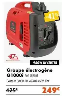 Narbonne accessoires Groupe électrogène g1000i offre