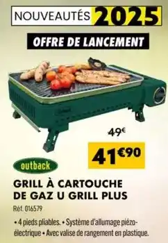 Narbonne accessoires U - grill à cartouche de gaz grill plus offre