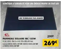 Narbonne accessoires Dim - panneau solaire 155w offre