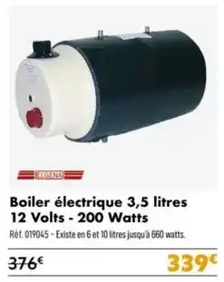 Narbonne accessoires Watts - boiler électrique 3,5 litres 12 volts - 200 offre