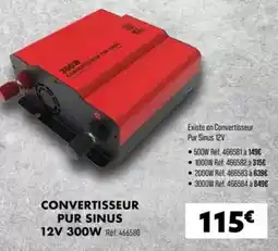 Narbonne accessoires Convertisseur pur sinus 12v offre
