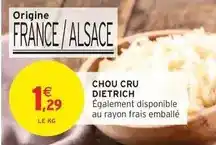 Intermarché Chou cru dietrich offre