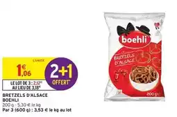 Intermarché Boehli - bretzels d'alsace offre
