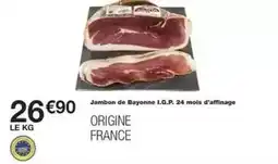 Monoprix Jambon de bayonne i.g.p. 24 mois d'affinage offre