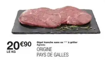 Monoprix Gigot tranche sans os offre