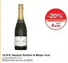 Monoprix Brut - a.o.p. saumur gratien & meyer offre
