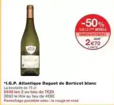 Monoprix Berticot - i.g.p. atlantique offre