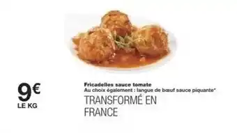 Monoprix Fricadelles sauce tomate offre